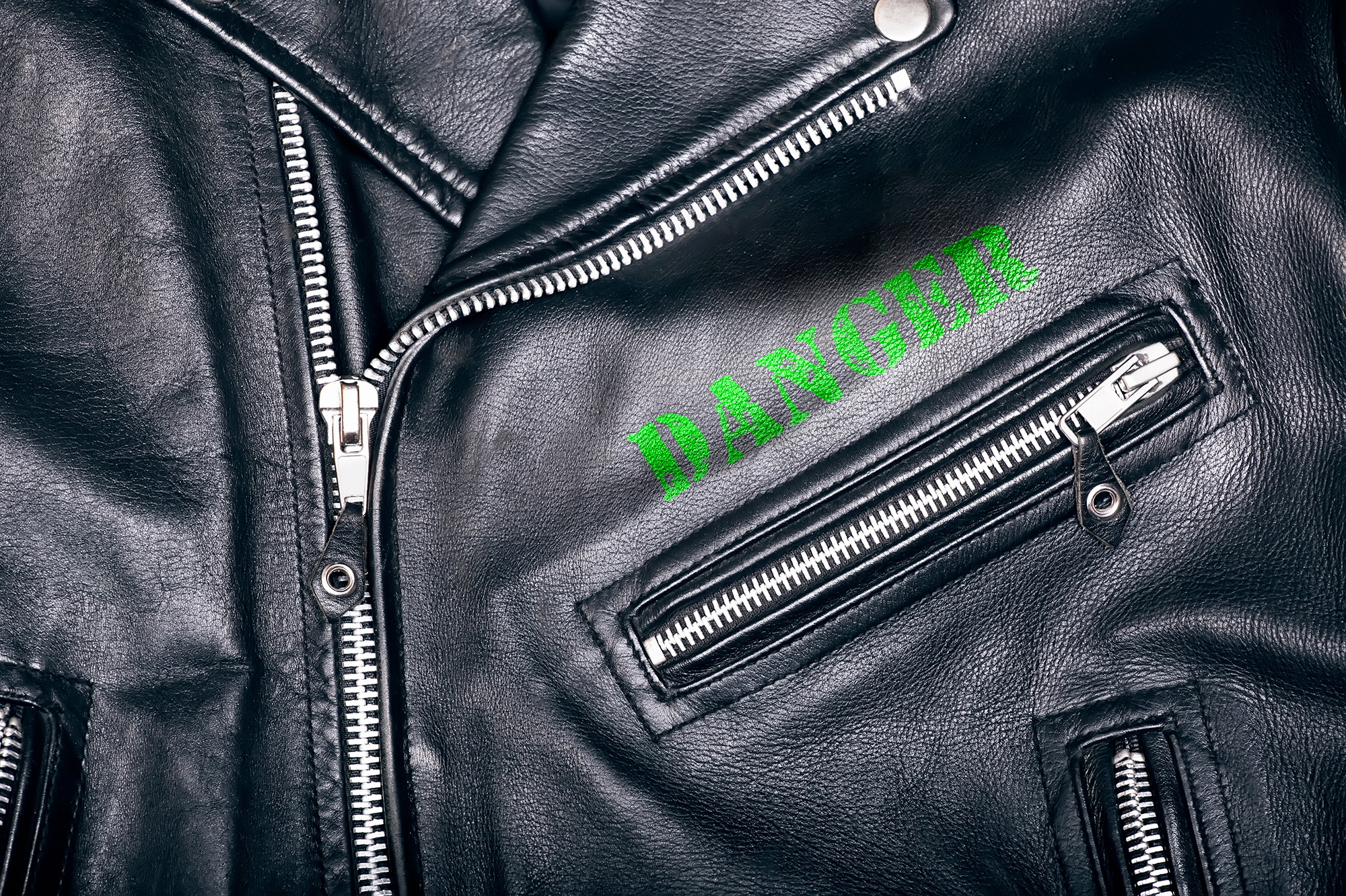 Transfer for Leather Jackets Heat Transfer Label Made in Italy